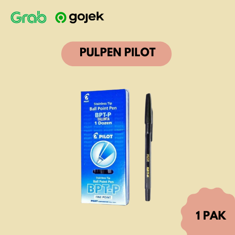 

Pulpen Hitam Merk Pilot 12 Pcs (1 Pak)