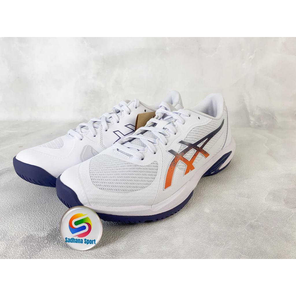 Sepatu Tenis ASICS Solution Swift FF 2 Men White / Nova Orange