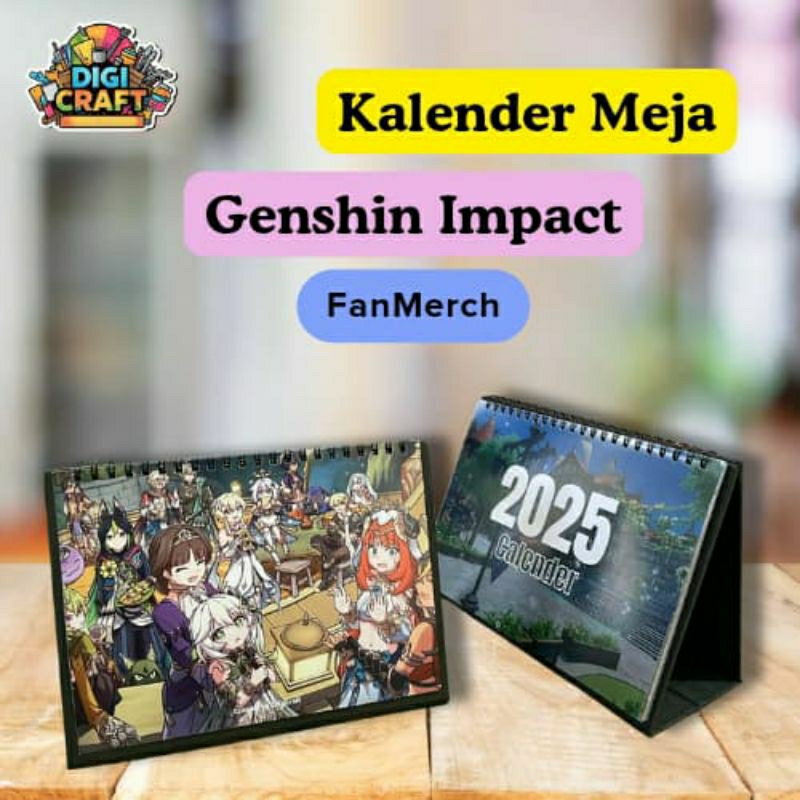 

Kalender Meja Genshin Impact 2025 [FanMerch]