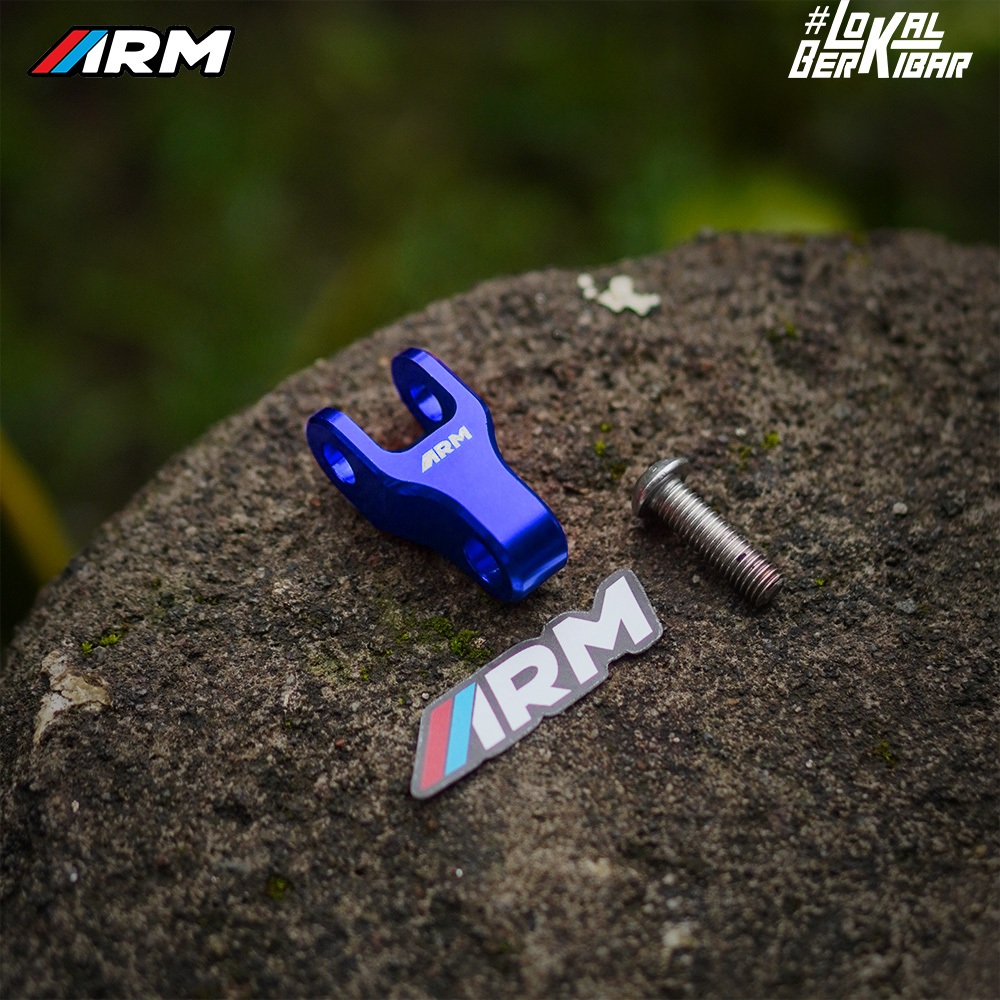 ARM BRAKET KABEL REM BELAKANG MIO FULL CNC