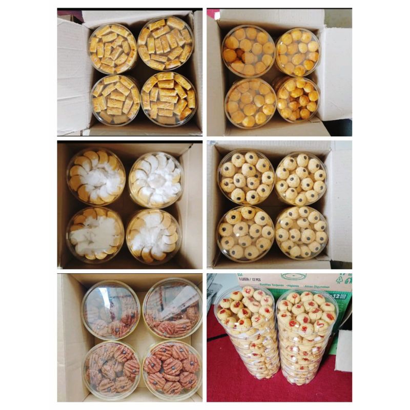 

KUE KERING LEBARAN 2025 (NASTAR 250 GRAM KASTANGEL 250 GRAM PUTRI SALJU 250 GRAM MONDE 250 GRAM KEJU STROBERI 250 GRAM CHOKIS COKLAT 250 GRAM)