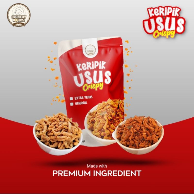 

KERIPIK USUS CRISPY 110gr