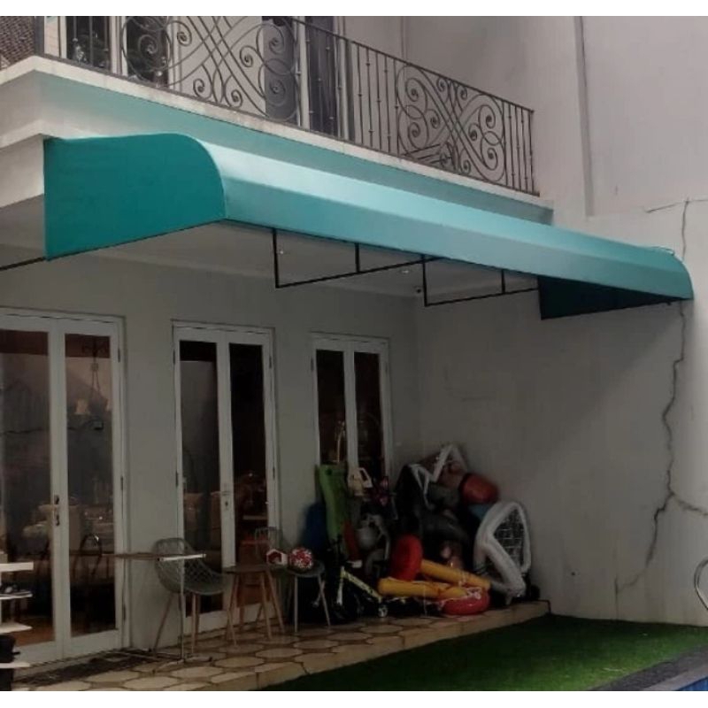 kanopi kain model lengkung