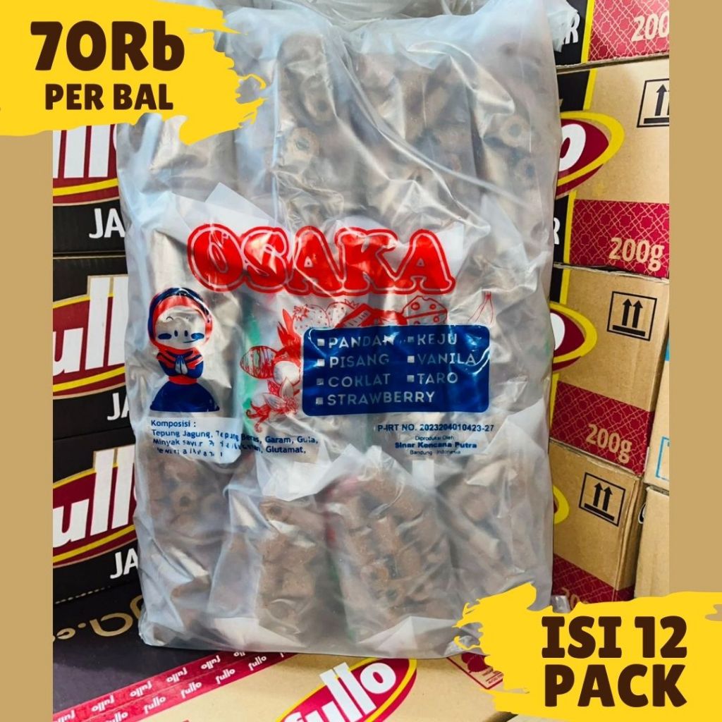 

KOPYOR OSAKA ANEKA RASA ISI 12 PACK PER BAL SNACK HANTARAN LEBARAN