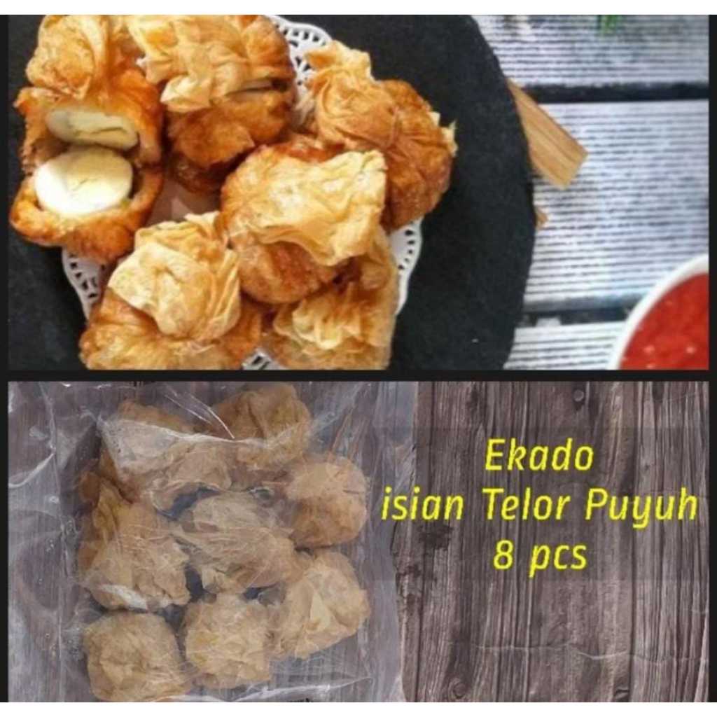 

Ekado isi telur puyuh 8 pcs frozen