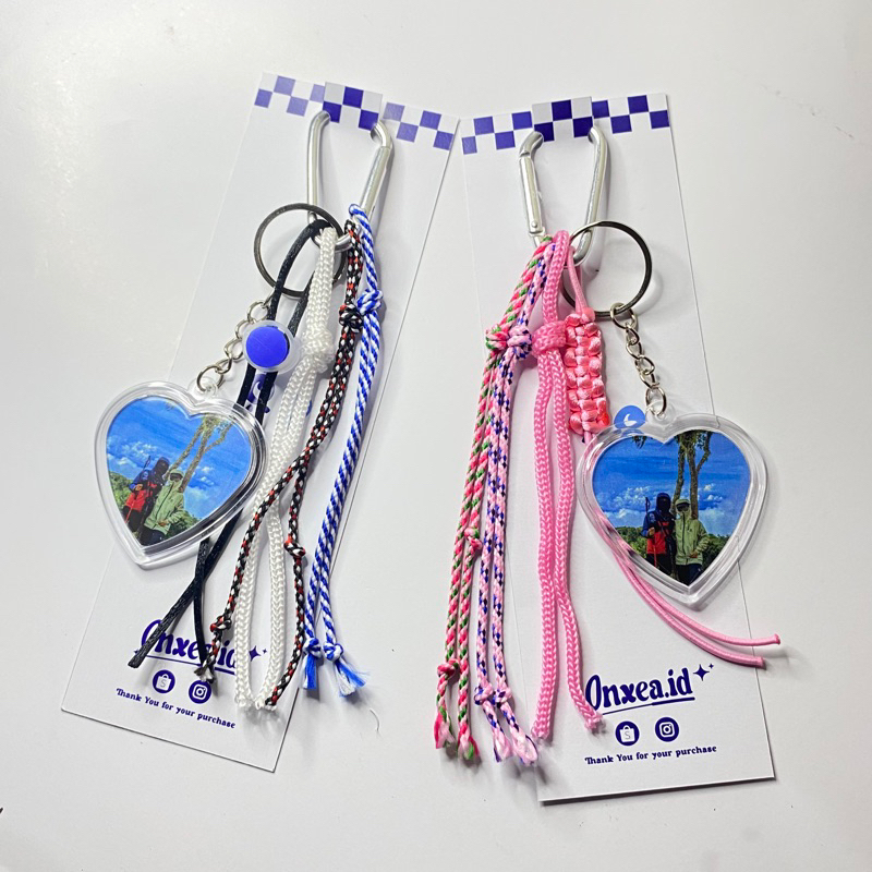 onxea.id V1 GANTUNGAN KUNCI COUPLE | FRAME LOVE | CARABINER | BAG CHARM