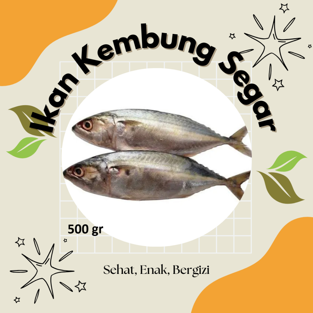 

Ikan kembung Banjar 500gr Segar Premium, Harga Terjangkau