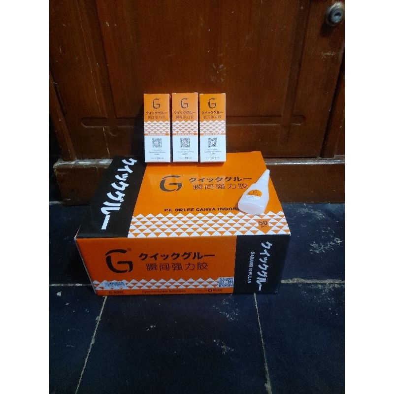 

10 PCS LEM KOREA G BARCODE Lem tetes cair