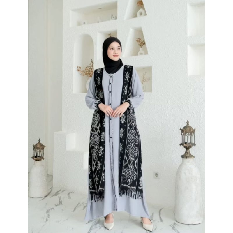 Gamis Dress Casual Tenun Gamis Lebaran Rekomendasi Untuk Busui