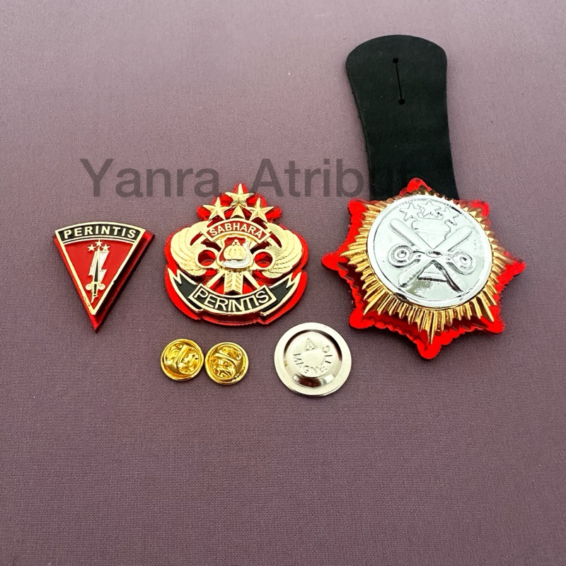 Pin Brevet Brivet Perintis Sabhara / Perintis / Pin Roda Saku Sabhara Polri Premium