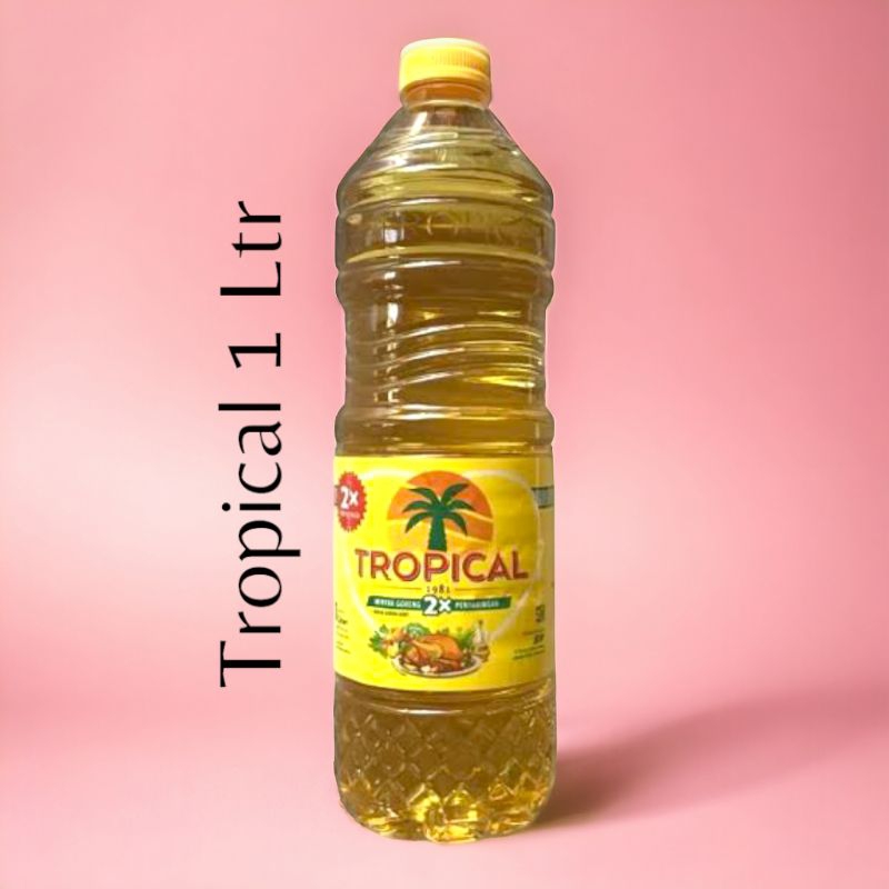 

TROPICAL 1 LITER_MINYAK GORENG TROPICAL 1 LITER_TROPICAL BOTOL