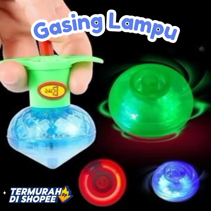 [EDUFUNTOYS] Mainan Anak Gasing UFO LED | Gasing Beyblade Adu Gasing Lampu LED