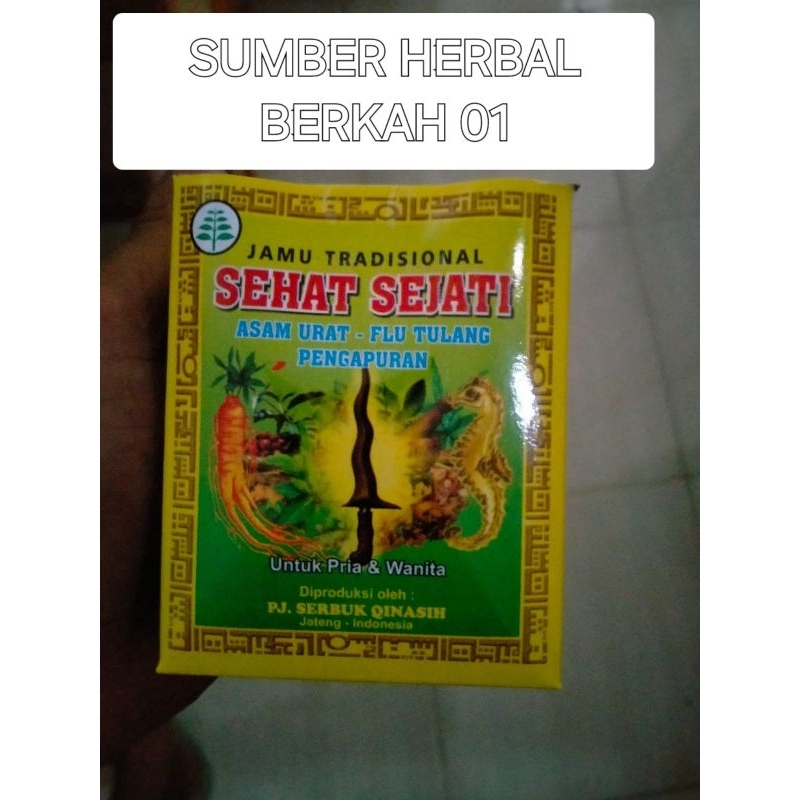 

PAKET 10BOX JAMU TRADISIONAL SEHAT SEJATI ASAM URAT