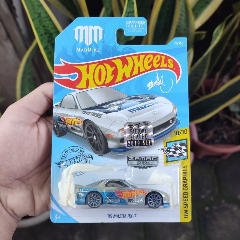 HotWheels 95 Mazda RX-7 Zamac Edition [ Factory Sealed 2019 ]