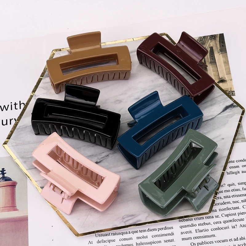 [UC] 8.5CM - JEPITAN RAMBUT SALON KOREA GLOSSY MODEL KOTAK / JEDAI SALON GLOSSY KOREA