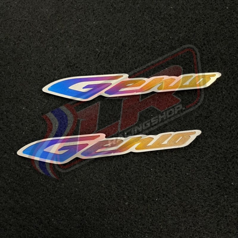 Emblem stiker logo body hnd GENIO original