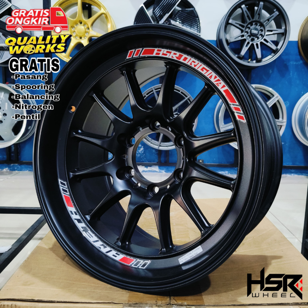 Velg Racing Mobil Hilux, Fortuner, Ring 17 Model Venom, Velg Hsr Wheel Ameth