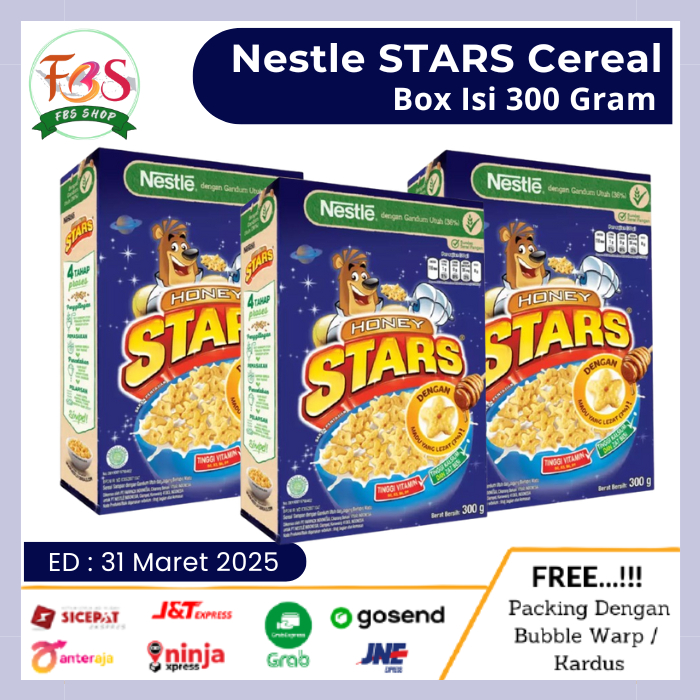 

Nestle HONEY STARS Sarapan Sereal Madu 300gr
