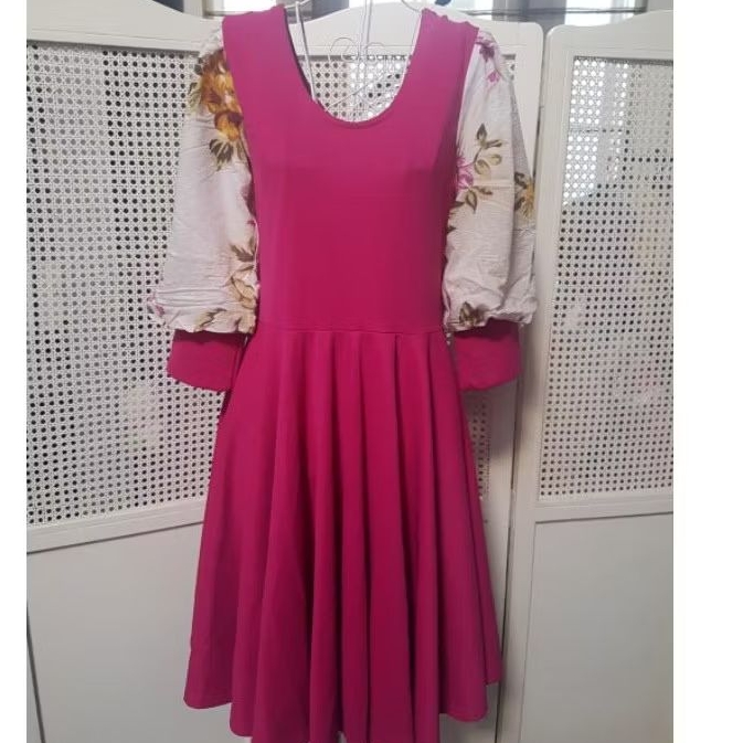 dress import vintage baju terusan gaun wanita