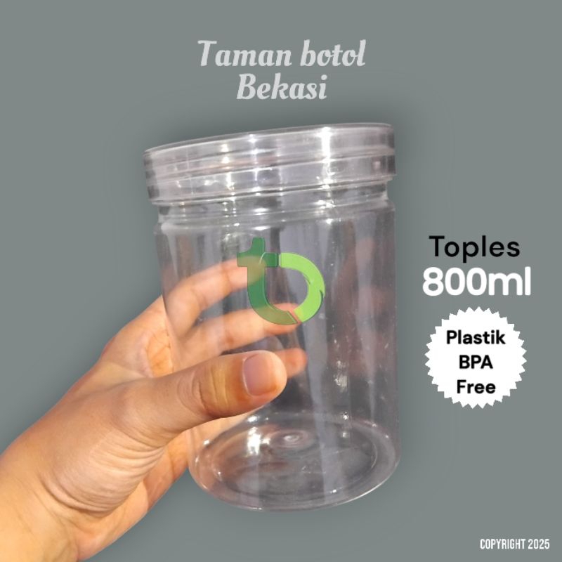 Baru Paket Kemasan Kardus Toples Kue Kering Nastar Lebaran Tabung Jar Silinder 750 / 800 ml isi Pake
