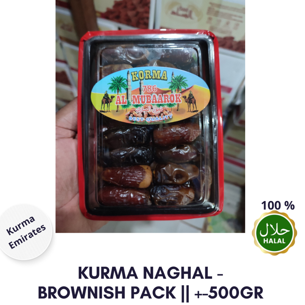 

Kurma Naghal (Kemasan Brownish) +-500gr