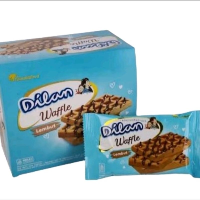 

Dilan waffle Lembut coklat isi 12pcs per box