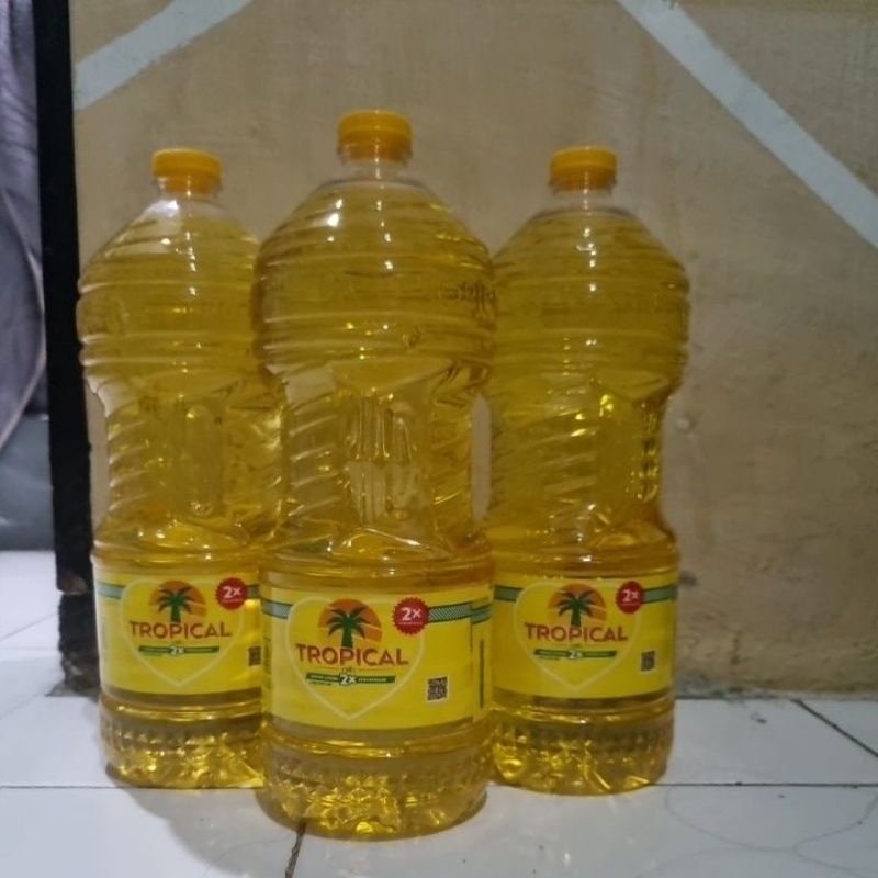 

Minyak goreng Tropical 2lt kemasan botol