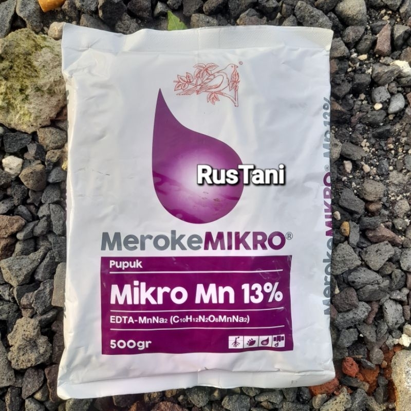 Pupuk MEROKE MIKRO Mikro Mn 13% kemasan 500gr