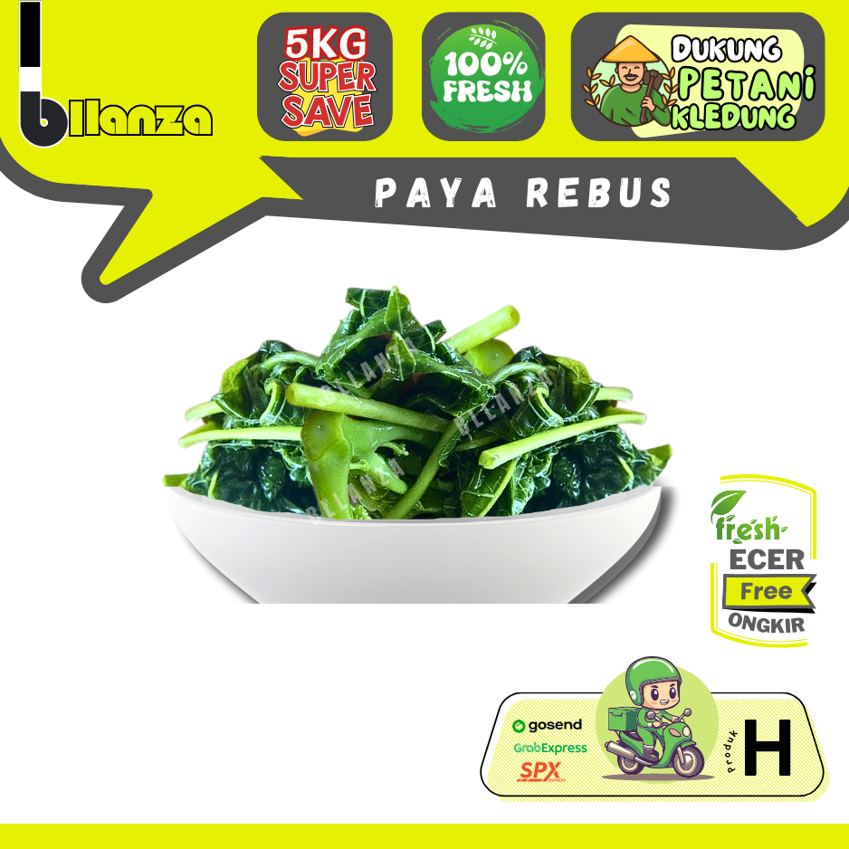 

Bllanza | Daun Pepaya Rebus / Kates Rebus — Sahabat Makan Sayur ECER (H)
