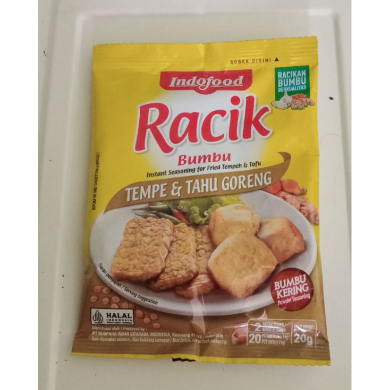 

bumbu instant indofood RACIK/racikan bumbu berkualitas