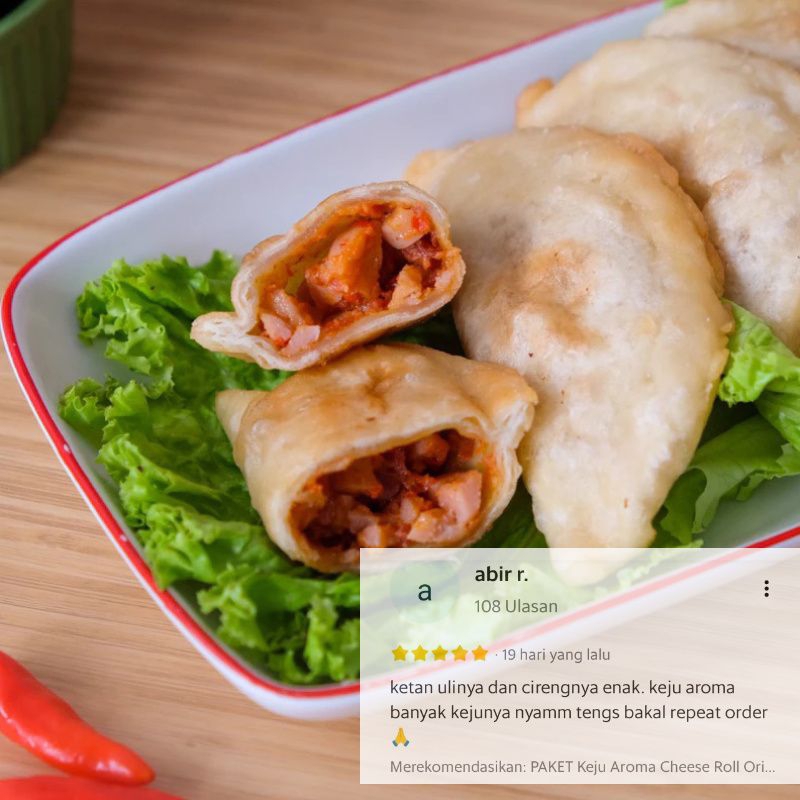 

Cireng Isi Sosis Pedas Uk. Besar