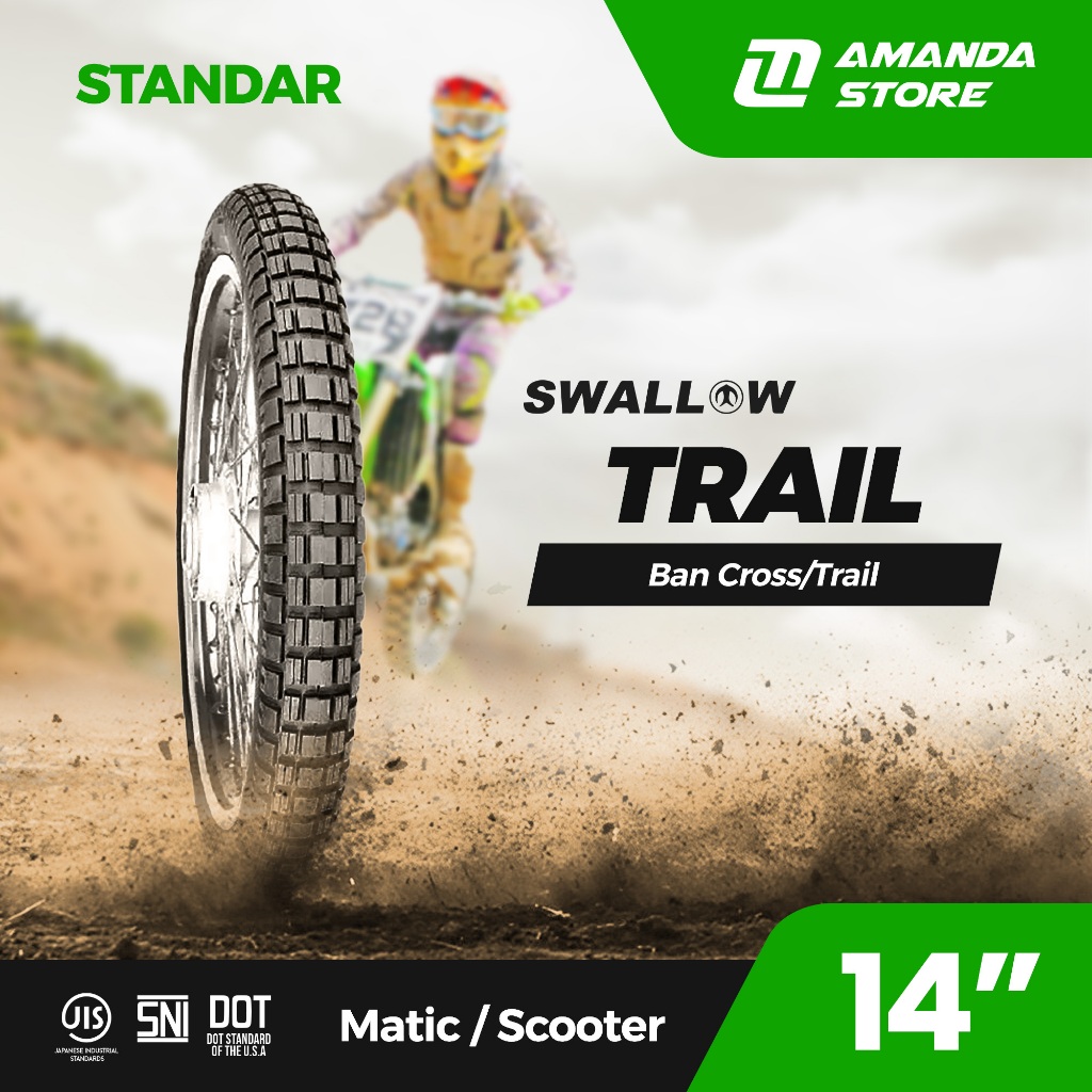 Ban SEMI TRAIL Ring 14" Swallow TRAIL S-209A