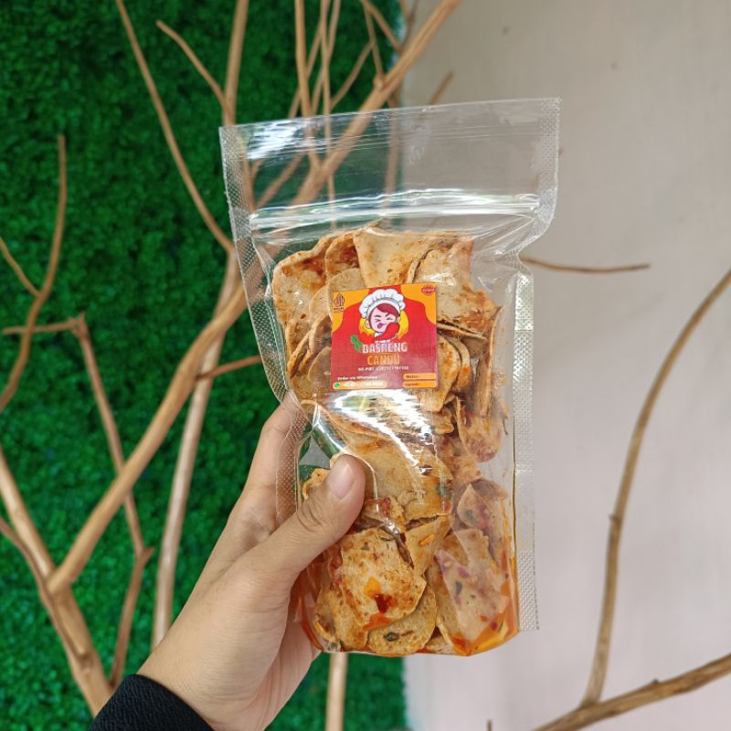 

Basreng Candu 150gr - Basreng pedas manis