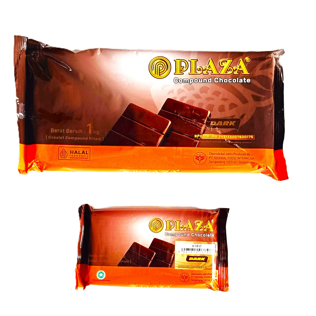 

COKLAT BATANG PLAZA 1 KG & 250g COKELAT BLOK DARK COMPOUND CHOCOLATE DCC