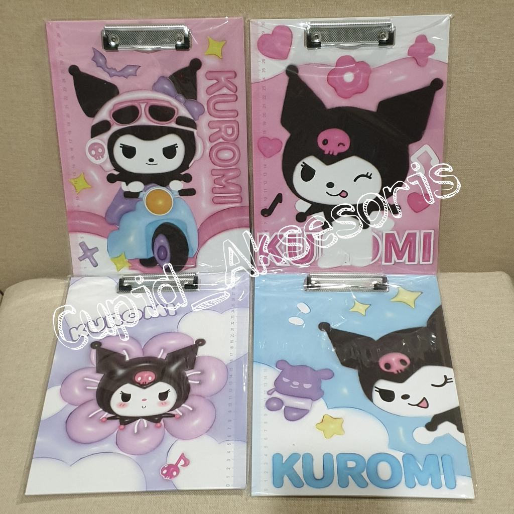 

PAPAN JALAN UJIAN CLIPBOARD (Ukuran 31cm x 25cm) - KUROMI SANRIO LUCU DAN BAGUS