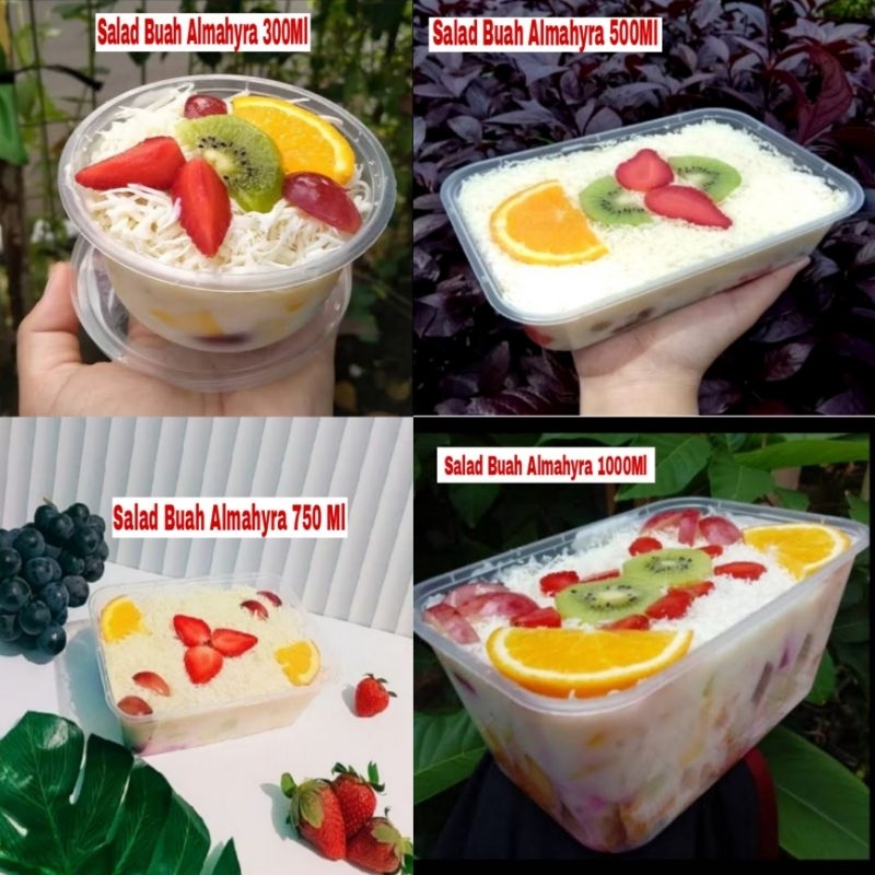 

Paket Salad Buah Segar + Yogurt + Keju 300Ml 500Ml 750Ml 1000Ml