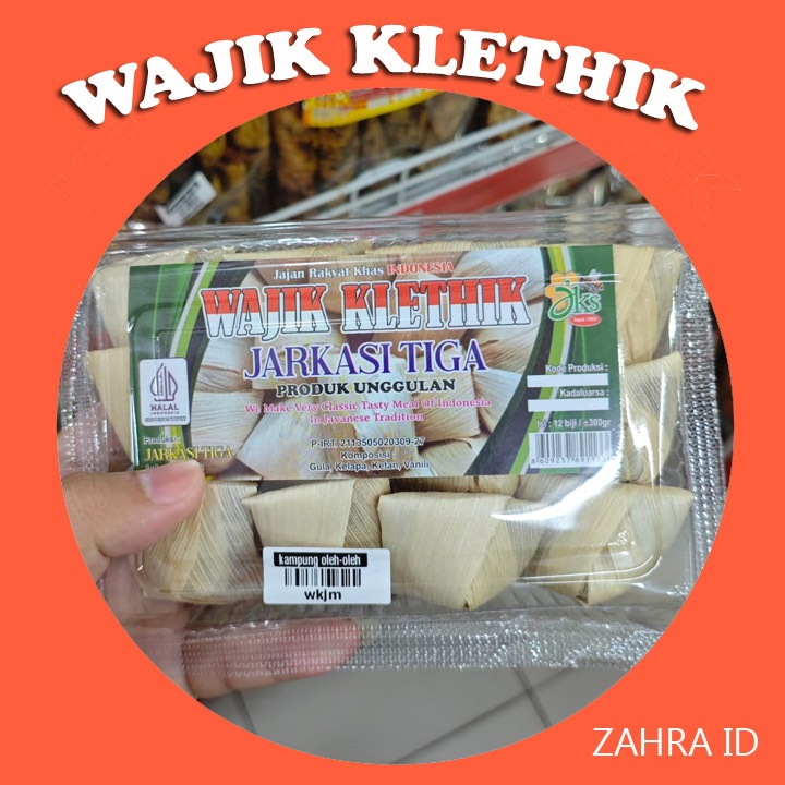 

WAJIK KLETHIK ISI 12 BIJI/ 300 GRAM - OLEH-OLEH JAJANAN KHAS RAKYAT INDONESIA