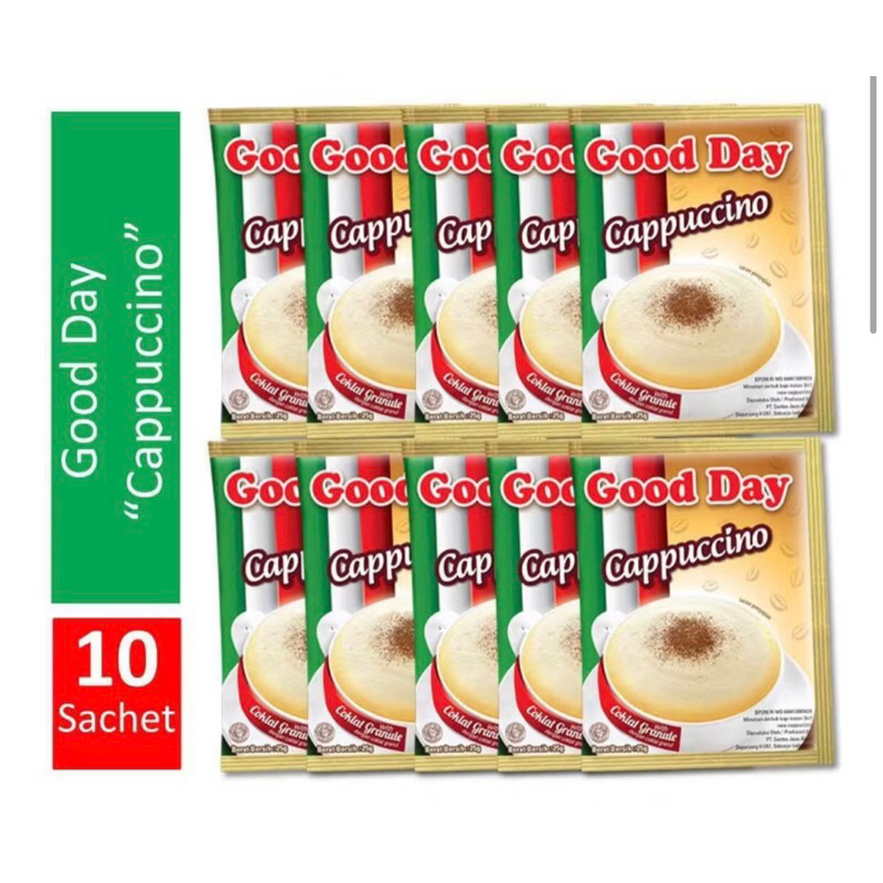 

Good Day Cappuccino 10 Sachet