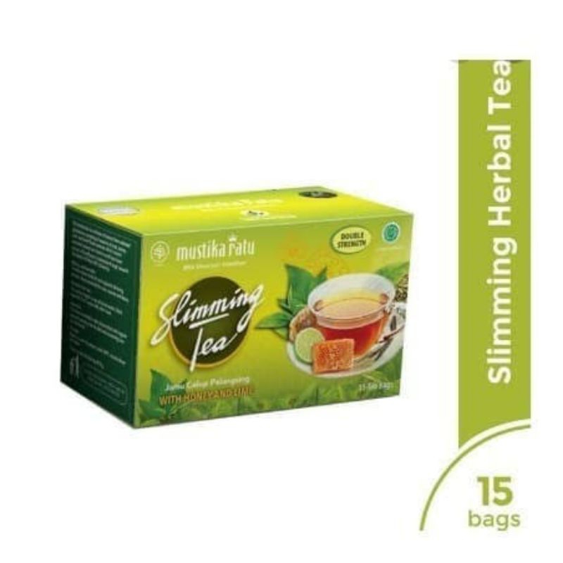 

Teh Pelangsing Mustika Ratu Slimming Tea With Honey Lemon 15 Pcs