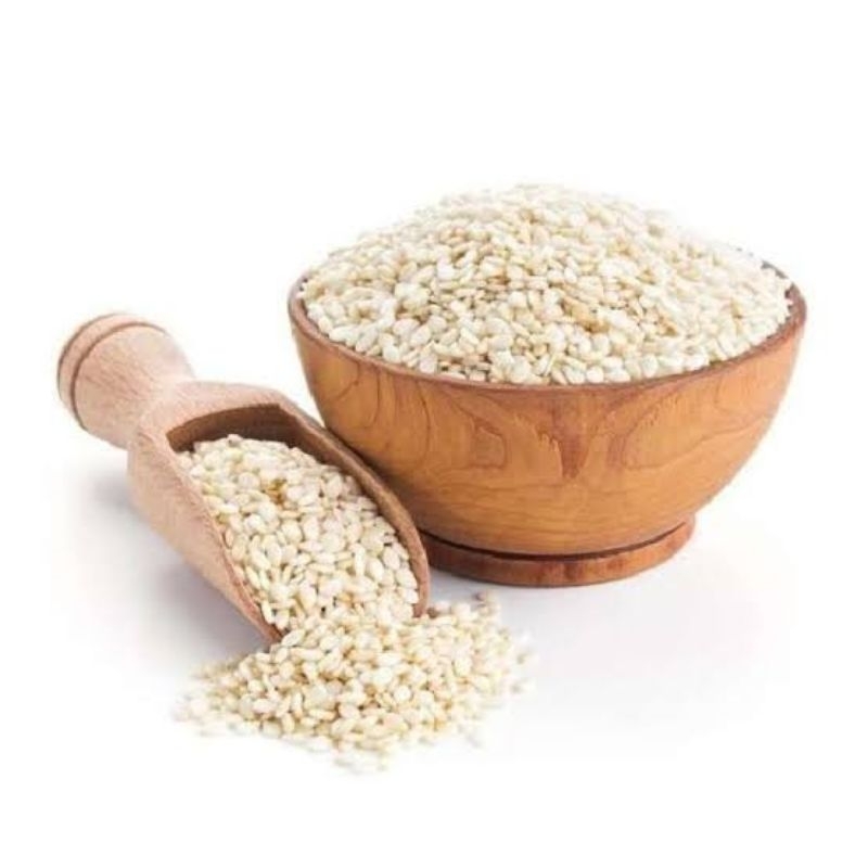 

WIJEN PUTIH 1 KILO MENTAH / WIJEN PUTIH 1KG MENTAH/ WHITE SESAME SEEDS