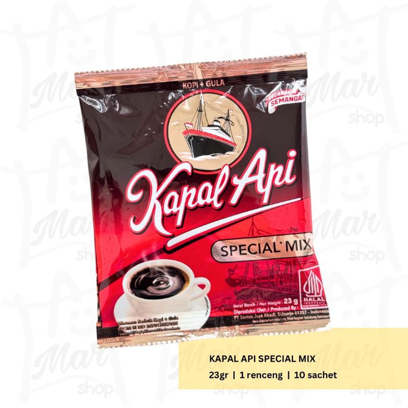 

Kapal Api Special Mix 23 Gram 10 Sachet Kopi Kapal Api Special Mix 1 Renteng Marshopjkt