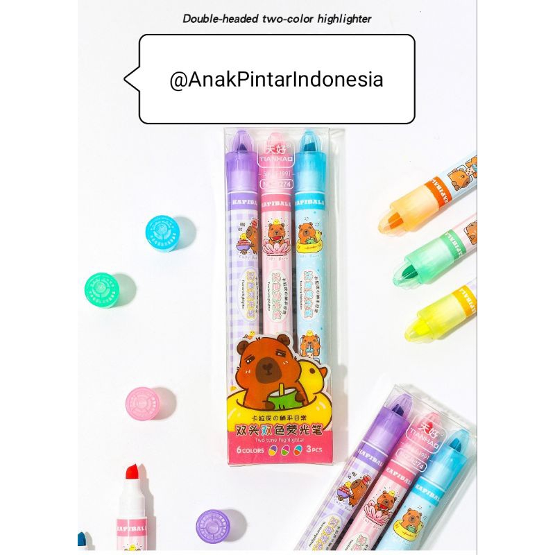 

CAPYBARA STABILO TWO TONE HIGHLIGHTER [ NO. H274 ]