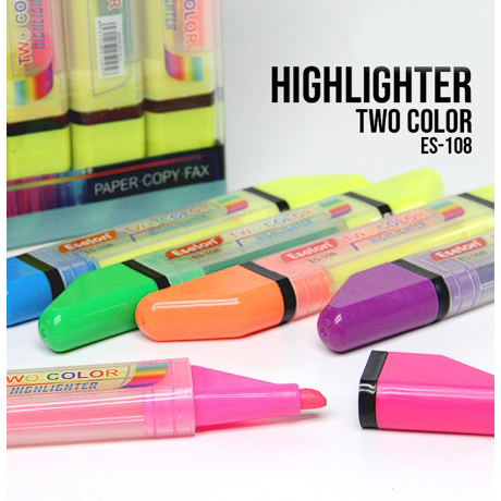 

Stabilo Highlighter 2 Sisi Pulpen Warna Warni