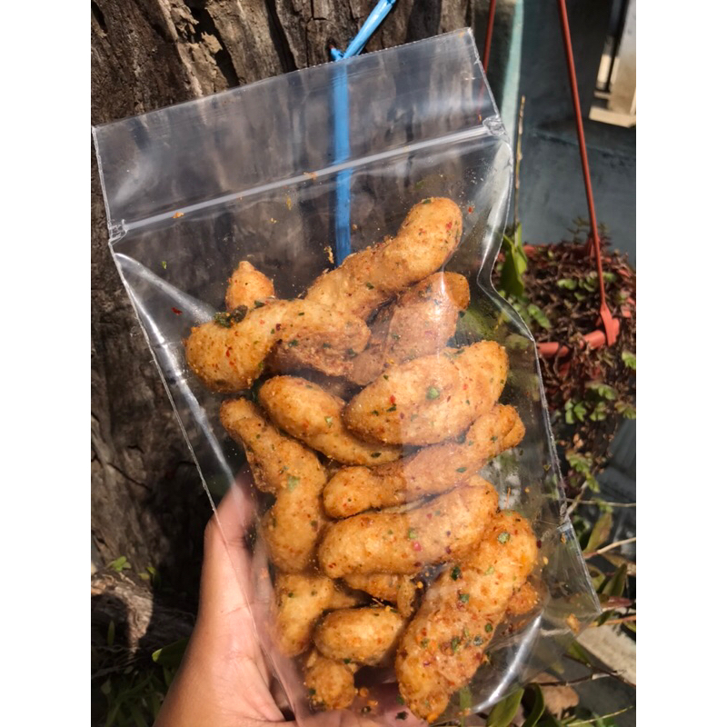 

Cuanki lidah Krenyess varian rasa Ori/pedas daun jeruk