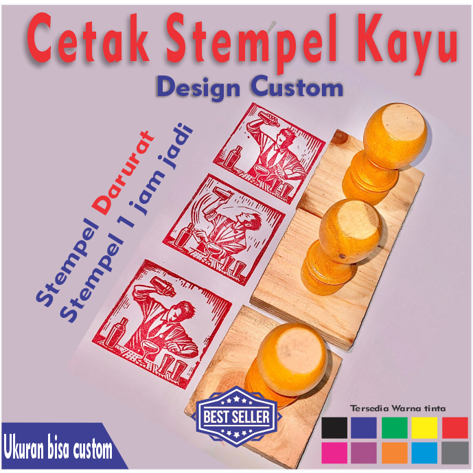 

stempel kayu stempel darurat satu jam jadi stempel kilat desain custom