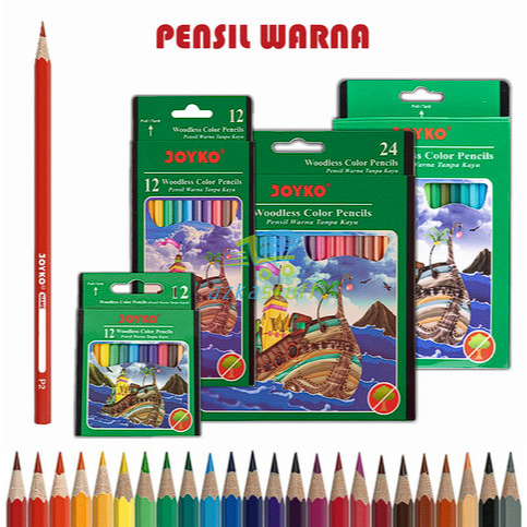 

Pensil Warna 12 / 24 Warna Joyko