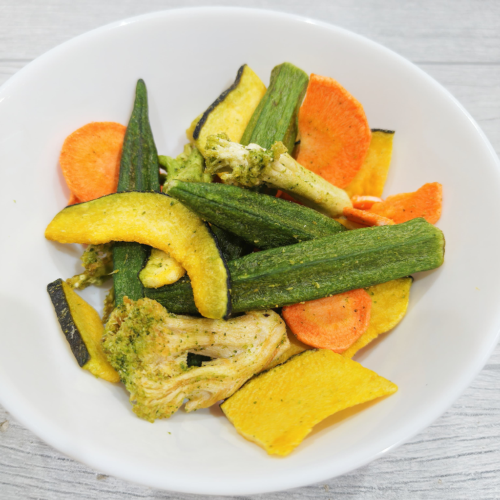 

bGF Pamma Mix Veggie Mix Fruit Crisp Whole Strawberry Buah Sayuran Kering Vegetarian Vegan