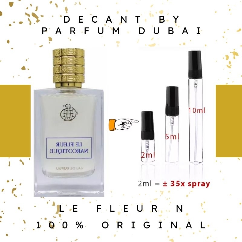 Decant Fragrance World Le Fleur Narcotique EDP For Unisex