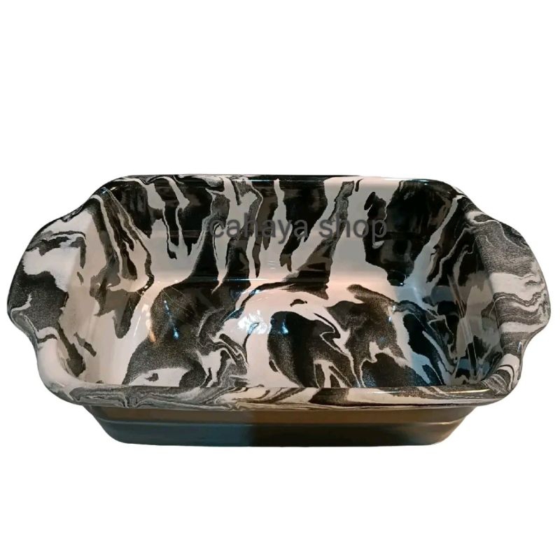 Square tempura nabe marble panci penggorengan tempura