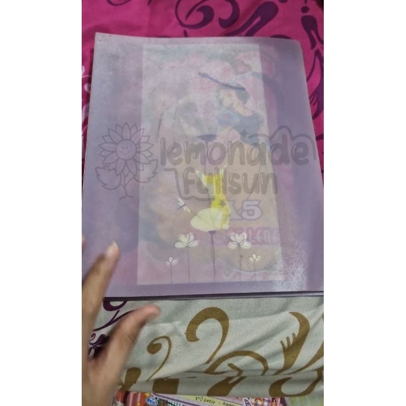 preloved binder + isi kertas binder (harvest, adinata, joyko, kenko, dsb)